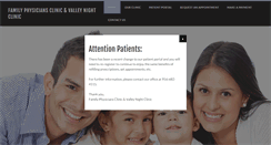 Desktop Screenshot of familyphysiciansclinic.com