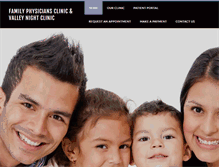 Tablet Screenshot of familyphysiciansclinic.com